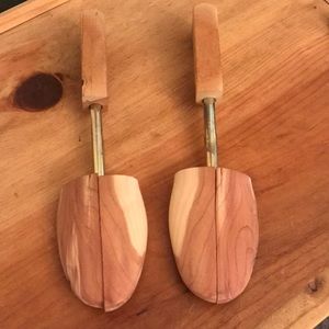 Men’s wooden shoe trees.